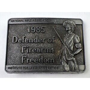 Defender of Firearms 1985 Freedom Belt Buckle